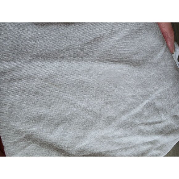 J jill XS White Shirt Collection Pleated Hem Tank Top Sleeveless - Picture 8 of 8